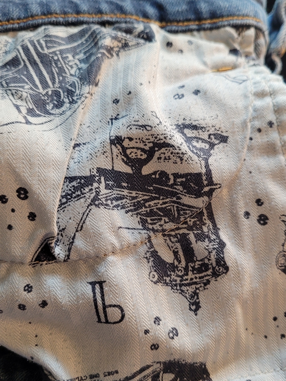 Pilcro Denim Bermuda shorts - 10??   A18 - Picture 7 of 8